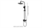 Душевая система Grocenberg SHOWER GB7001BL черный матовый 30515 - фото 222897