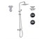 Душевая система Grocenberg SHOWER GB7090CR хром 41703 - фото 223100