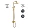 Душевая система Grocenberg SHOWER GB7090MG золото матовое 41704 - фото 223111