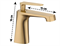 Смеситель для раковины Grocenberg GB2025MG Матовый золото 42221 - фото 227604