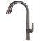 Смеситель для кухни с выдвижной лейкой KAISER Strike 09066-15 оружейная сталь 42274 - фото 228187