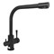 Смесители для кухни с подключением под фильтр KAISER Merkur 26044-12 черный мрамор 42281 - фото 228322