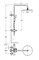 Душевая система с термостатом CEZARES ECO-CD-T-01 хром 42387 - фото 229168