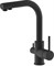 Смесители для кухни с подключением под фильтр Grocenberg GB40551BL черный матовый 41616 - фото 229765