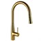 Смеситель для кухни с выдвижной лейкой Raiber Premium Graceful RPG-011 матовое золото 42515 - фото 230430