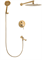 Комплект для ванной Grocenberg SET 3 золото 42559 - фото 230803