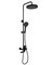 Душевая система Frap F2417-6 черная 42607 - фото 231387
