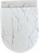 Безободковый подвесной унитаз Laguraty 038 B Marble (мрамор) с функцией биде 42686 - фото 231925