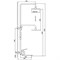 ДУШЕВАЯ СТОЙКА СО СМЕСИТЕЛЕМ FRAP H62-9 F2462-9 42873 - фото 233393
