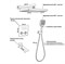 Душевая система с термостатом скрытого монтажа ALMAes Nemi TVZ-8810 хром 43465 - фото 238706