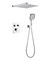 Душевая система скрытого монтажа с термостатом Grocenberg GB5040CR хром 43479 - фото 238953