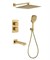 Душевая система скрытого монтажа с термостатом Grocenberg GB5050MG золото матовое 43472 - фото 239025