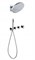Душевая система скрытого монтажа с термостатом Grocenberg GB5020CR хром 43423 - фото 239184