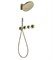 Душевая система скрытого монтажа с термостатом Grocenberg GB5020MG золото матовое 43424 - фото 239190