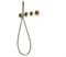 Душевая система скрытого монтажа с термостатом Grocenberg GB5020MG золото матовое 43424 - фото 239191