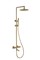 Душевая система с термостатом Ganzer 19170-S золото матовое 43543 - фото 240671