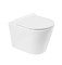 Безободковый подвесной унитаз BELBAGNO FLAY-R BB053CHR/BB2111SC с крышкой микролифт 20614 - фото 242427