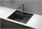 стальная кухонная мойка Granula KITCHEN SPACE KS-6051 черная матовая 43634 - фото 242493