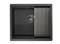 стальная кухонная мойка Granula KITCHEN SPACE KS-5045U черная матовая 43635 - фото 242505