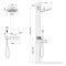 Душевая система скрытого монтажа с термостатом Timo Saona SX-2329/00SM Хром 43717 - фото 244024