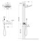 Душевая система скрытого монтажа с термостатом Timo Saona SX-2329/03SM Черная матовая 43718 - фото 244033