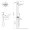 Душевая система скрытого монтажа с термостатом Timo Saona SX-2329/16SM Белый матовый 43719 - фото 244045