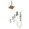 Душевая система скрытого монтажа с термостатом Timo Selene SX-2229/17SM Золото матовое 43746 - фото 244442