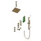 Душевая система скрытого монтажа с термостатом Timo Selene SX-2239/17SM Золото матовое 43749 - фото 244489
