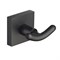 Крючок двойной Timo Selene 12012/03 черный матовый 43874 - фото 245906