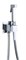Гигиенический душ скрытого монтажа Ceramalux KBS/009 хром 43974 - фото 246647