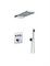 Душевая система с термостатом скрытого монтажа Santarinio SB-310625 хром 44021 - фото 249255