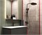 Душевая система со смесителем Bronze de luxe  AVANTGARDE 2039RH черная с красным 44179 - фото 250890