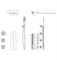 Душевая система с термостатом встраиваемая WONZON & WOGHAND WW-D4100-A-CR хром 44409 - фото 253147