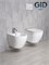 Безободковый подвесной унитаз под камень микролифт дюропласт Gid Ws2198 44560 - фото 254819
