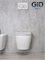 Безободковый подвесной унитаз микролифт дюропласт Gid Tr2198 44564 - фото 254905