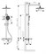 Душевая система с термостатом KAISER Serio 05382 хром 44651