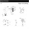 Термостатический смеситель скрытого монтажа для ванны с душем WHITECROSS Y YSET10TOPGL (золото) 44702