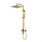 Душевая система со смесителем Wasserkraft  Sauer A171.261.348.PG глянцевое золото 44878