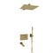 Душевая система скрытого монтажа с термостатом WasserKraft Thermo A5558.180.198.285.194.286.174  золото матовое 44940