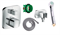 Гигиенический душ Hansgrohe PuraVida 15771000 15771000 - фото 68200