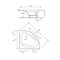 Акриловая ванна Jacob Delafon PRESQUILE 145x145 угловая E6045RU-00 - фото 74056