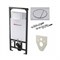 Инсталляция для унитаза AlcaPlast Sadromodul 3 в 1 A101/1200 SET M71 с кнопкой A101/1200-3:1 SET M71 - фото 76044