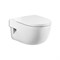 Унитаз подвесной Roca N-Meridian Compacto 346248000+8012AC004 крышка-сиденье микролифт Испания 346248000 - фото 88802