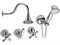 Душевая система скрытого монтажа Remer LIBERTY 03 LI S02 03 LI S02 - фото 90075