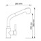 Смесители для кухни с выдвижным изливом Wasserkraft Main 4166 SMMain4166 - фото 95769