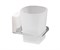 Стакан для зубных щеток стеклянный Wasserkraft LeineК-5028WHITE К-5028WHITE - фото 97592
